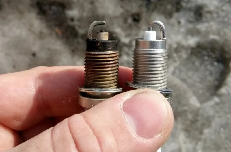 What should be the gap on the spark plugs